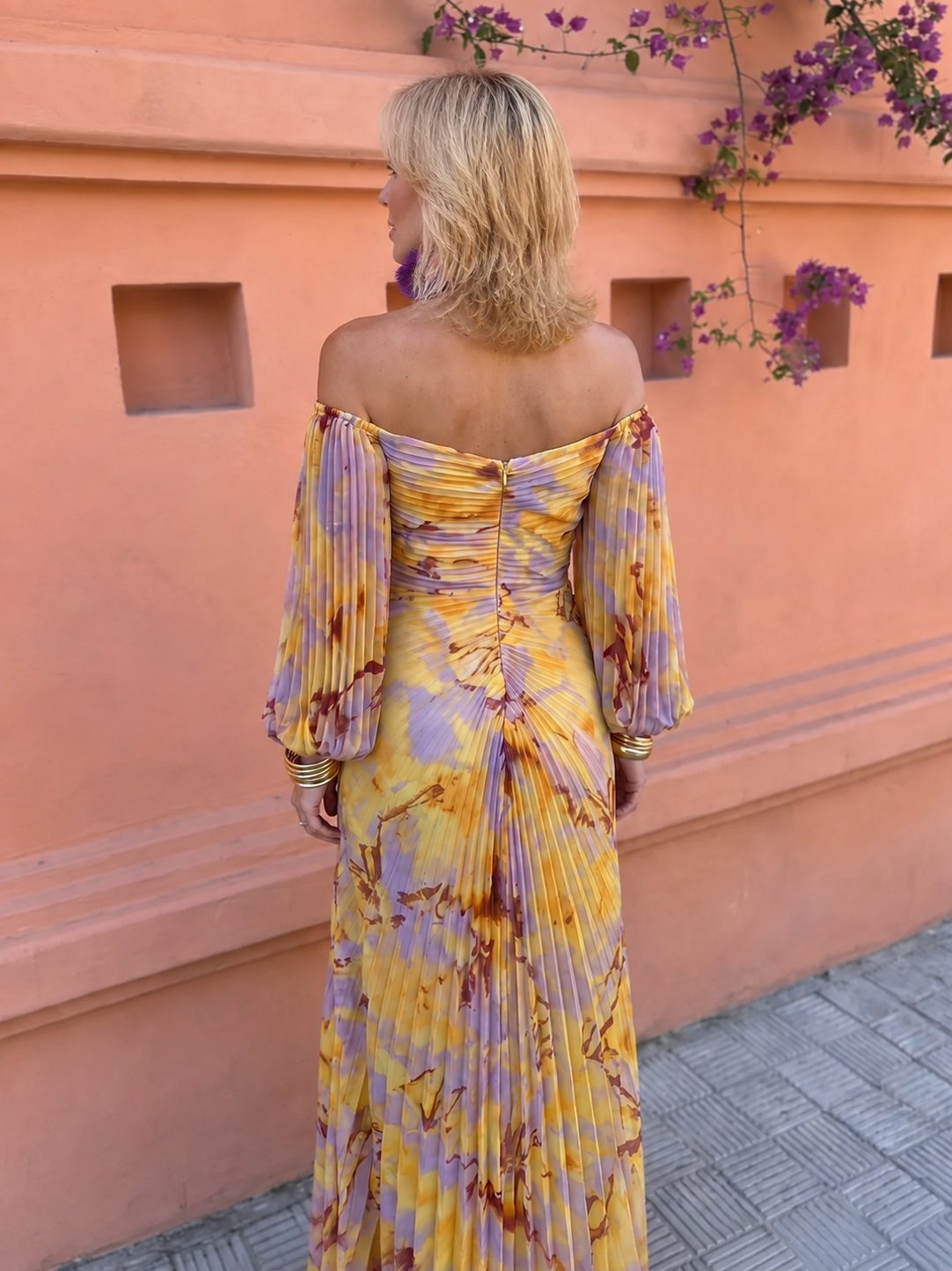 Tilda | Women's Deep V Floral Maxi Dress