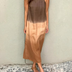 Talia | Women's Cocoa Print Dress in 8 Colours