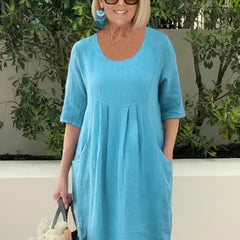 Greer | Women's Relaxed Dress with Side Pockets