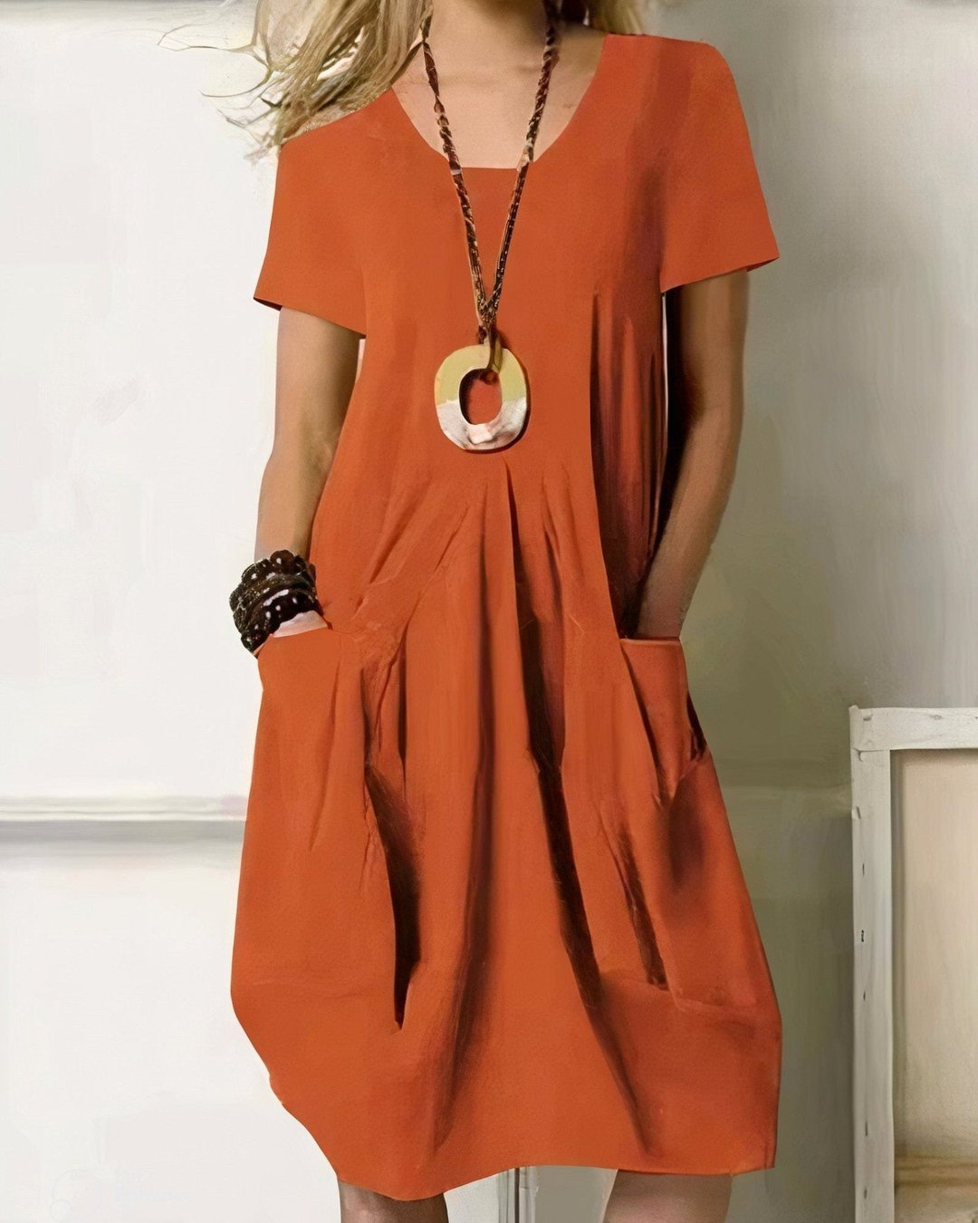 Willa | Women's Black Flowing Everyday Dress in 4 Colours