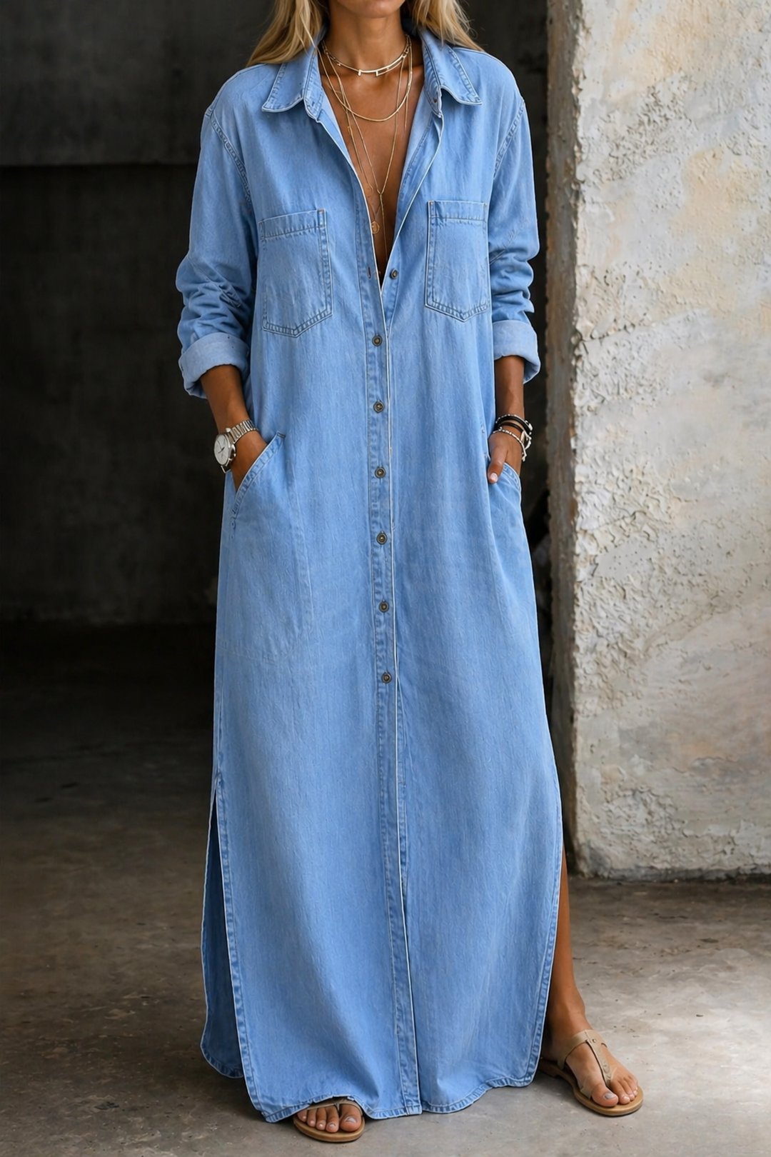 Orlene | Women's Denim Shirt Dress