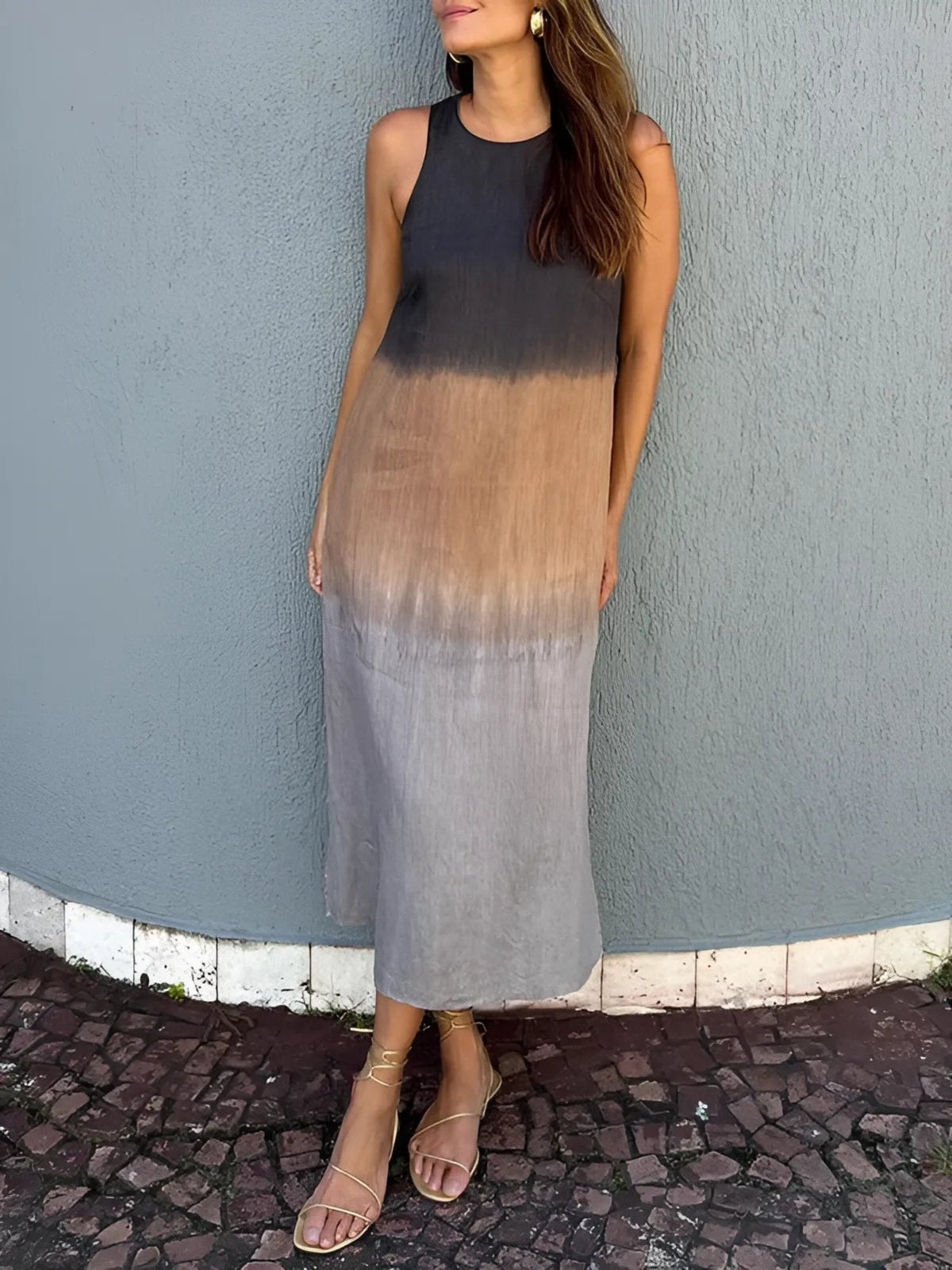 Talia | Women's Cocoa Print Dress in 8 Colours