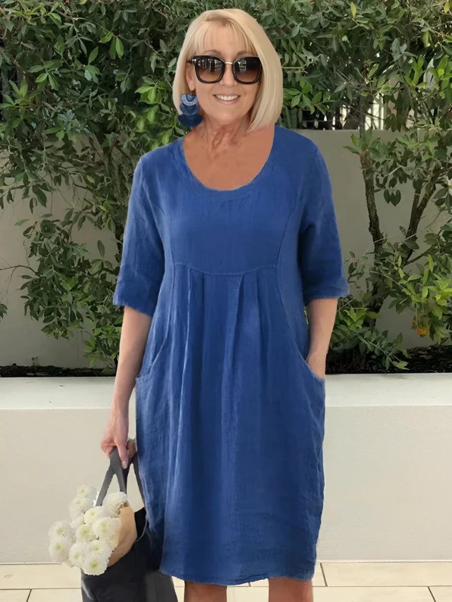 Greer | Women's Relaxed Dress with Side Pockets
