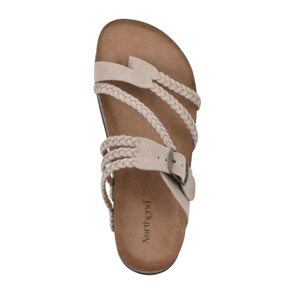 Miriam | Women's Braided Strap Cork Footbed Sandals