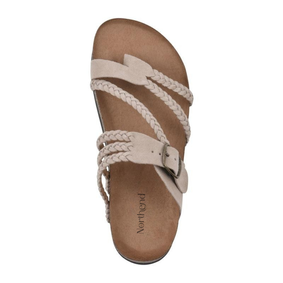 Miriam | Women's Braided Strap Cork Footbed Sandals