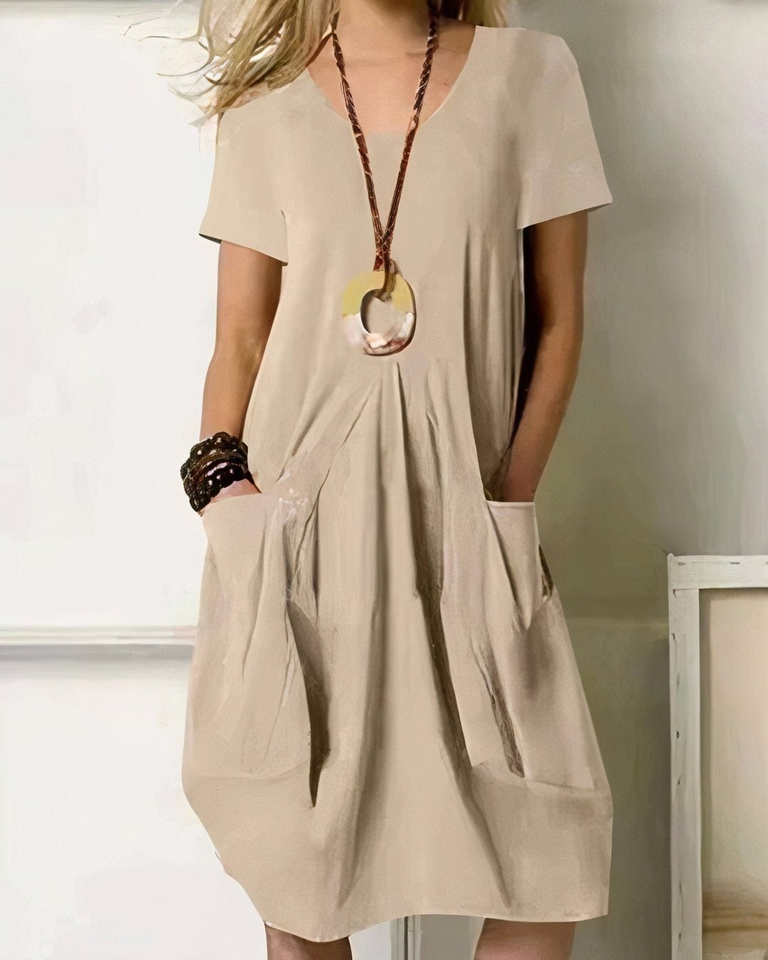 Willa | Women's Black Flowing Everyday Dress in 4 Colours
