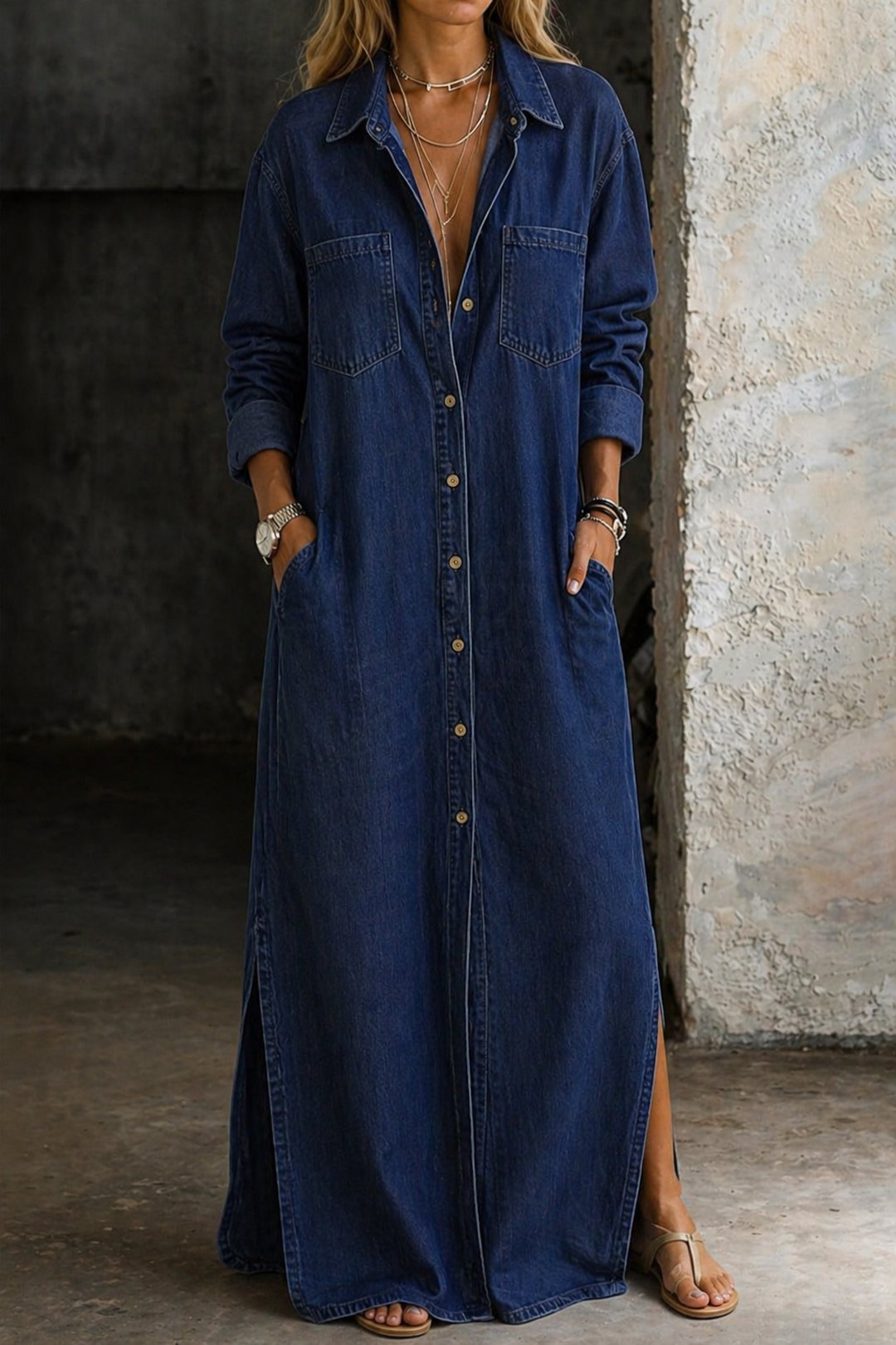 Orlene | Women's Denim Shirt Dress