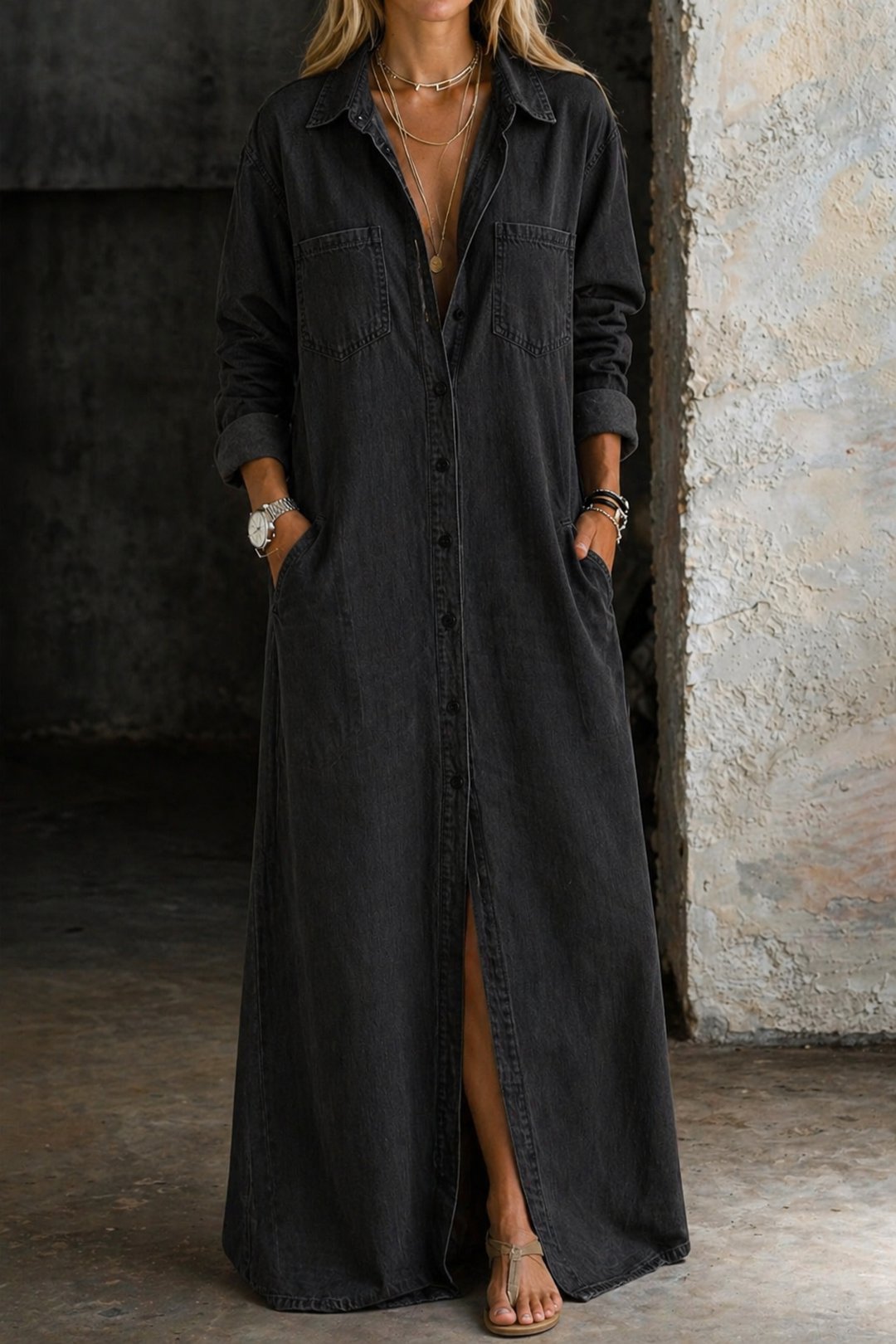 Orlene | Women's Denim Shirt Dress