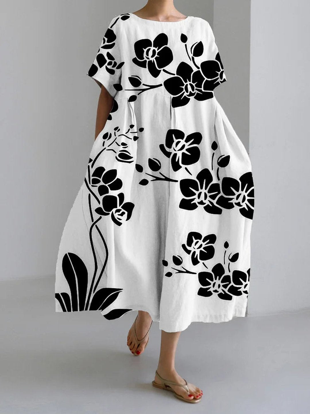 Shelia | Women's Watercolour Floral Summer Dress