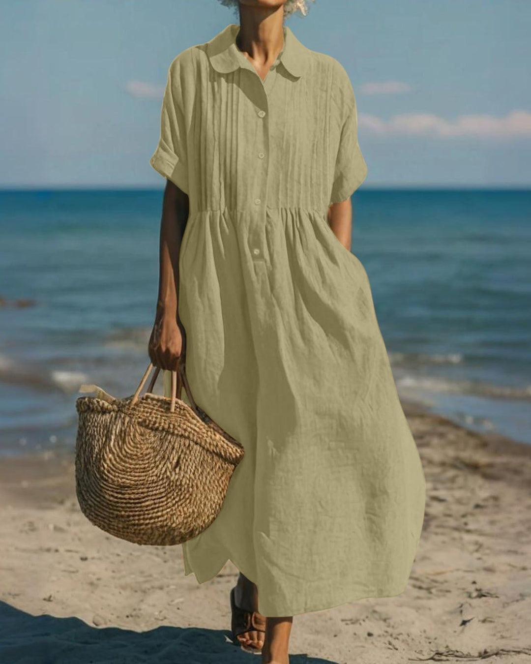 Noelle | Women's Ivory Day Dress in 10 Colours
