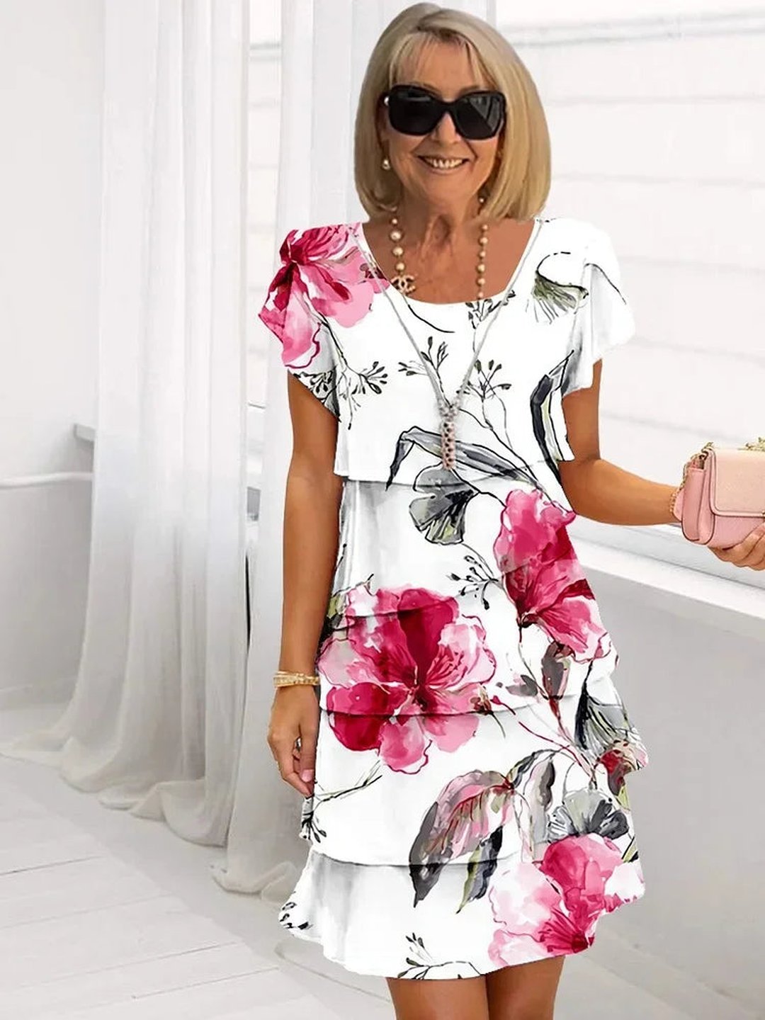 Tallulah | Women's Ruffled Floral Dress