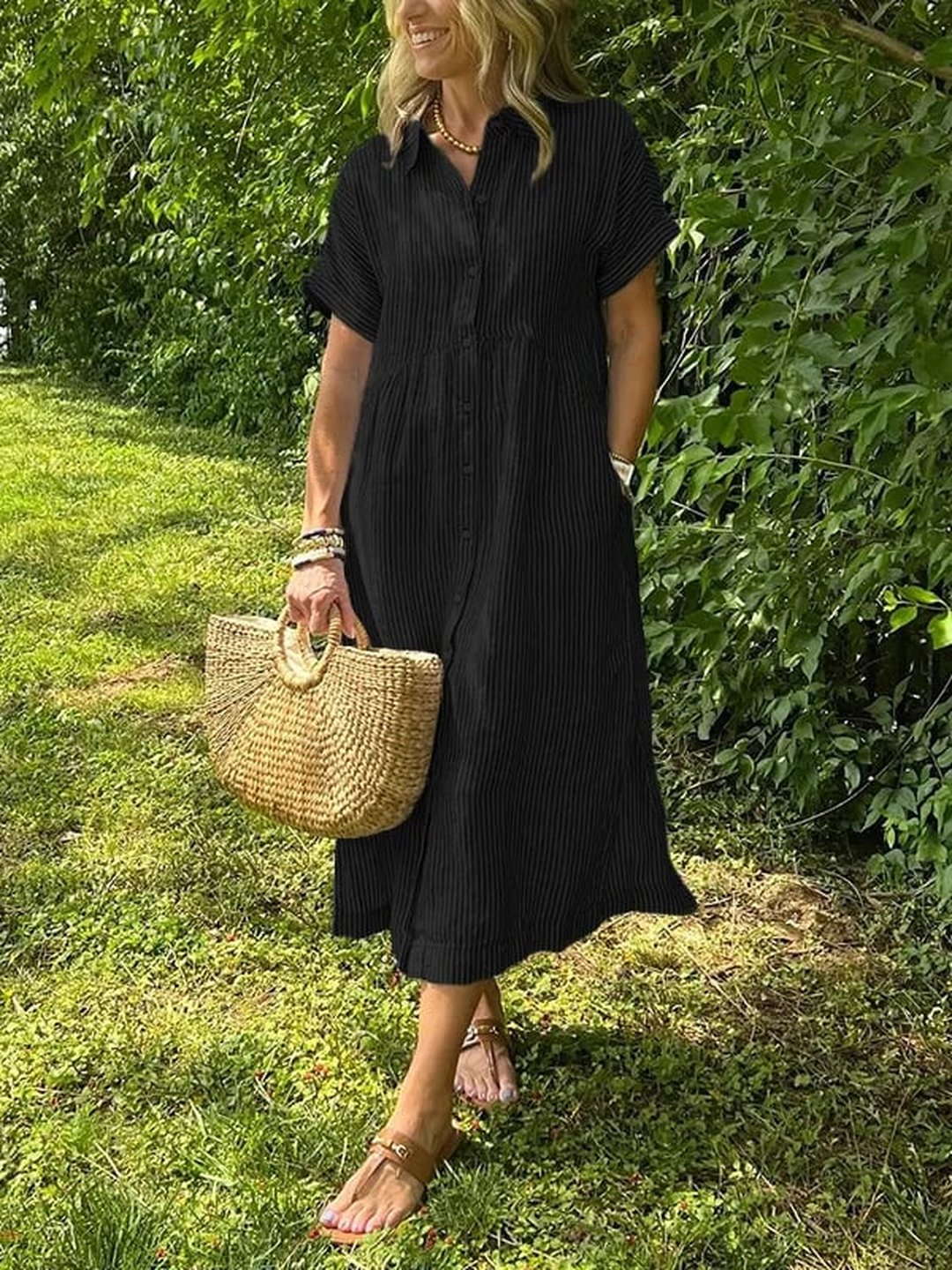 Fay | Women's Striped Dress in 10 Colours