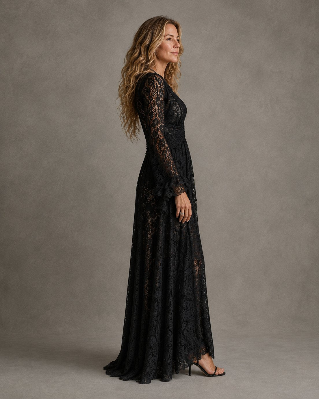 Karrie | Women's Plunge V-Neck Maxi Dress