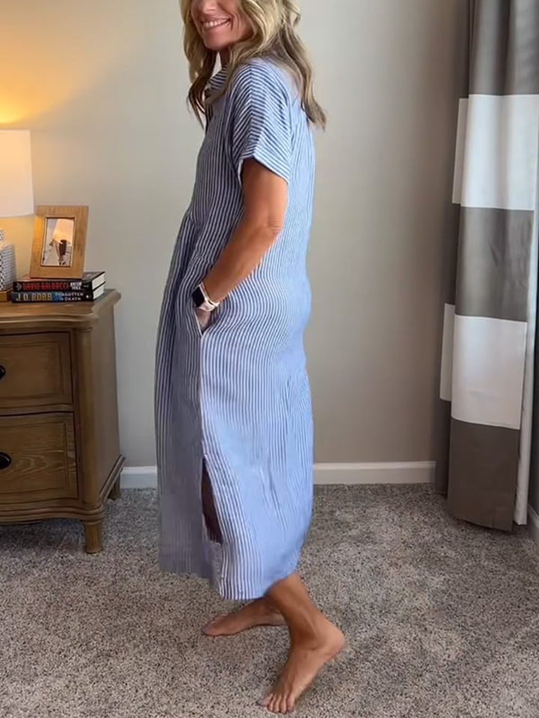 Fay | Women's Striped Dress in 10 Colours
