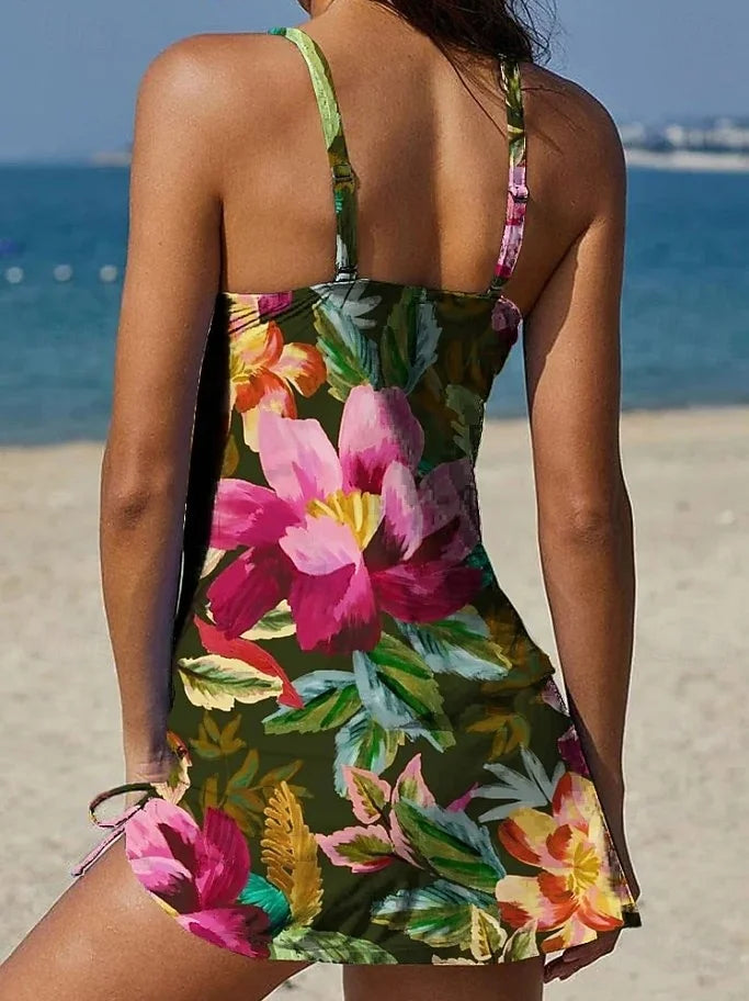 Marisa | Women's Floral Bikini Set with Matching Shorts