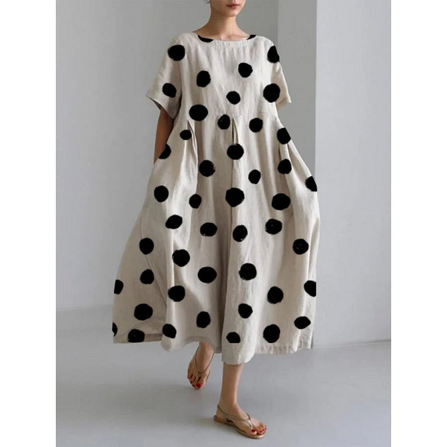 Elnora | Women's Watercolour Floral Garden Party Dress