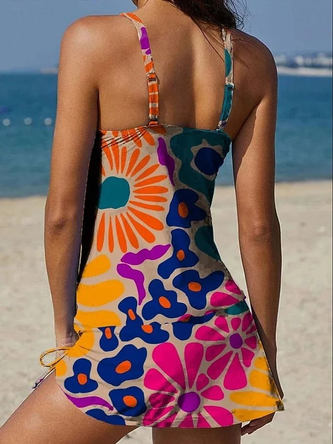 Marisa | Women's Floral Bikini Set with Matching Shorts