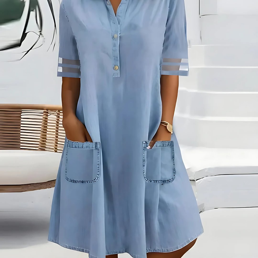 Finola | Women's Classic Denim Dress