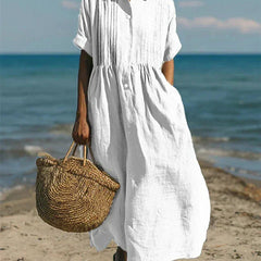 Noelle | Women's Ivory Day Dress in 10 Colours