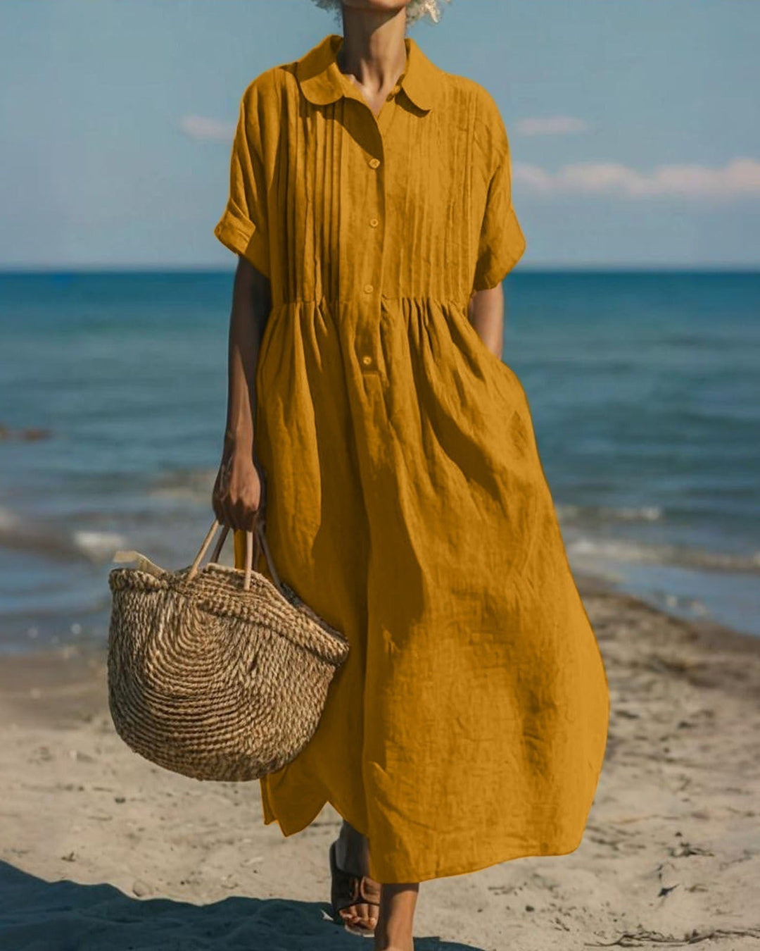 Noelle | Women's Ivory Day Dress in 10 Colours