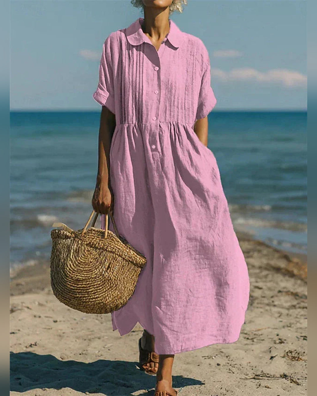 Noelle | Women's Ivory Day Dress in 10 Colours
