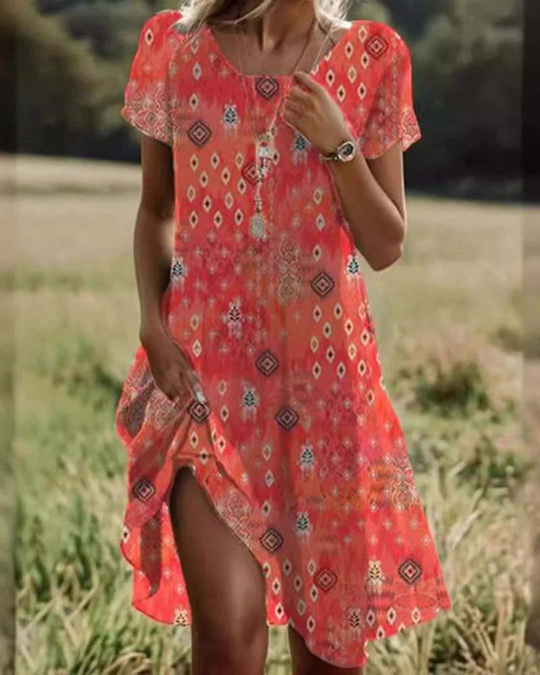 Glenys | Women's Easy Summer Dress in 11 Colours and Prints