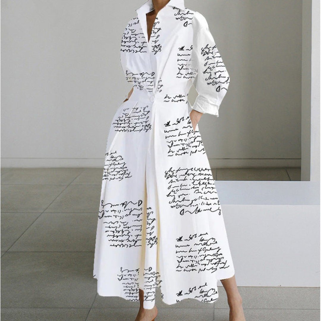 Oriel | Women's Wrap-Front Maxi Dress with Collar