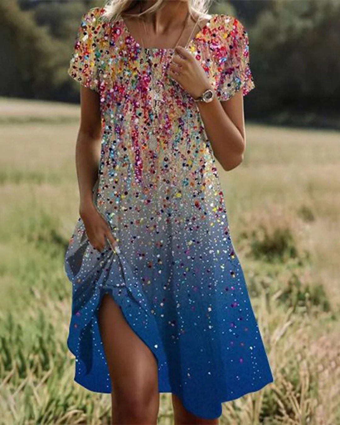 Glenys | Women's Easy Summer Dress in 11 Colours and Prints