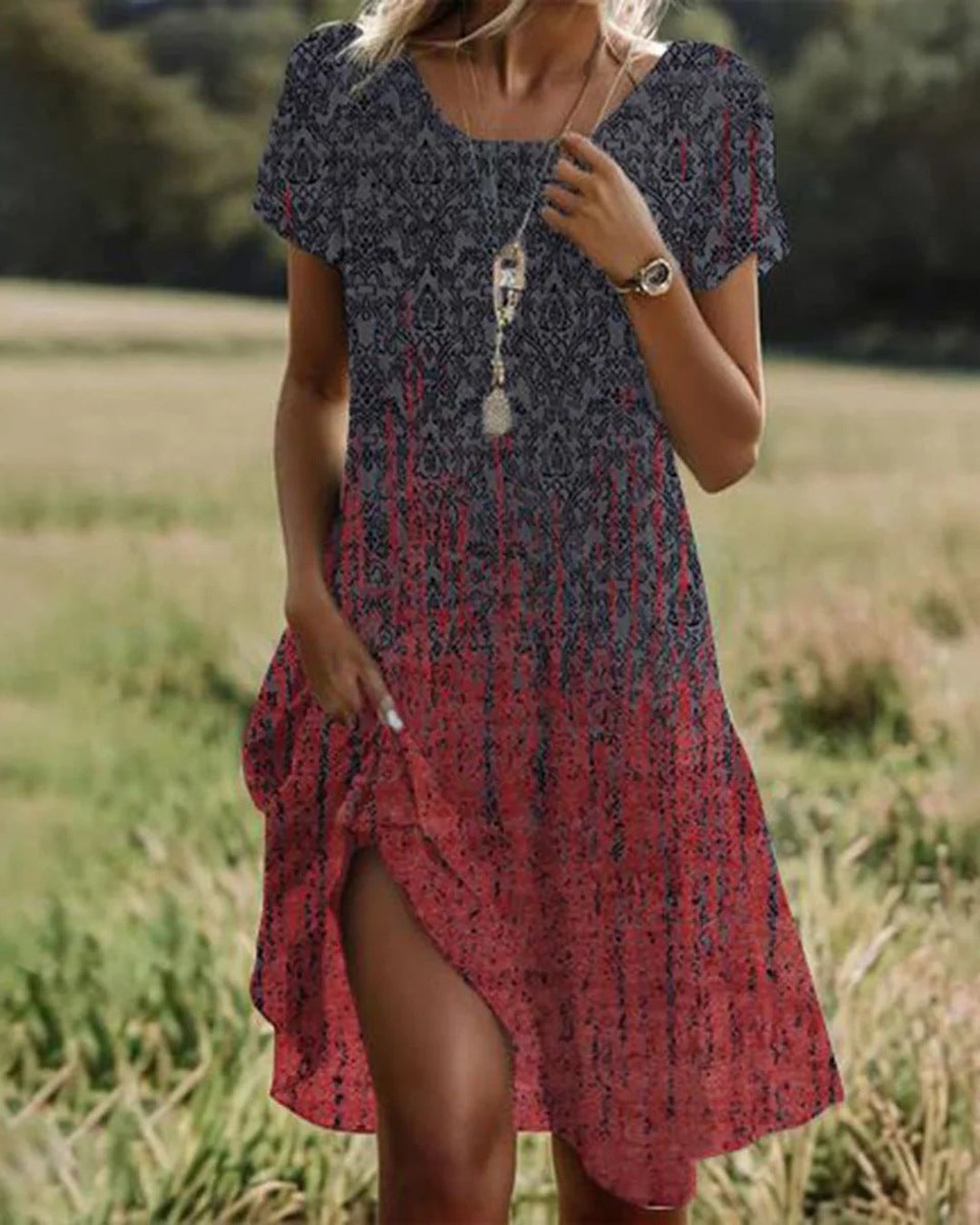 Glenys | Women's Easy Summer Dress in 11 Colours and Prints