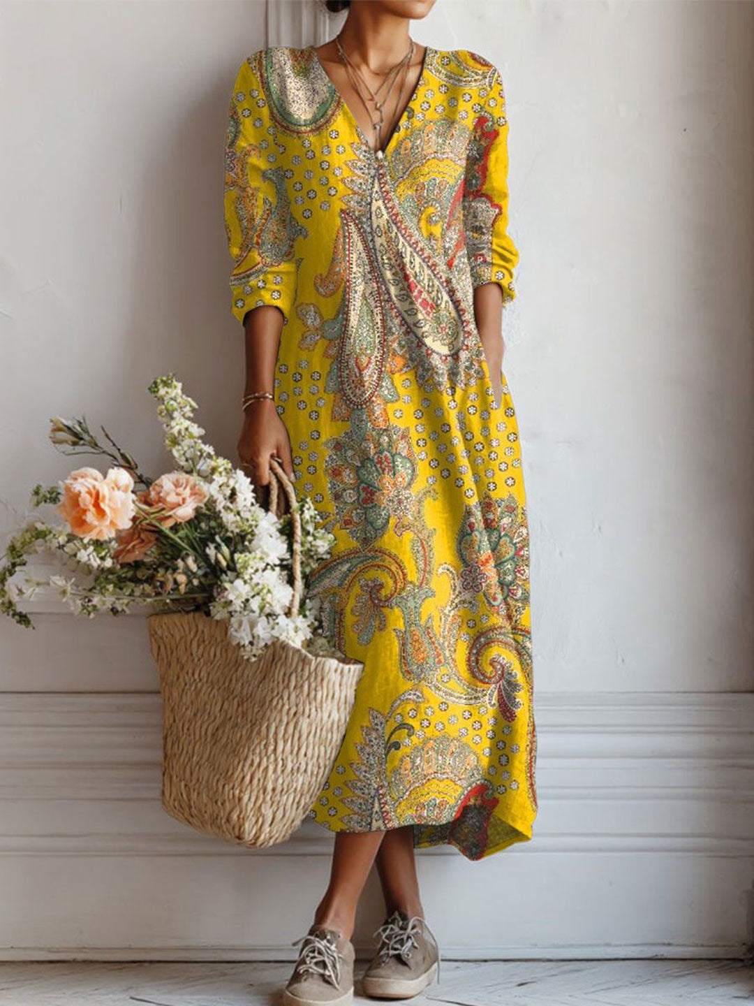 Vivienne | Women's Cobalt Everyday Dress in 12 Colours and Prints