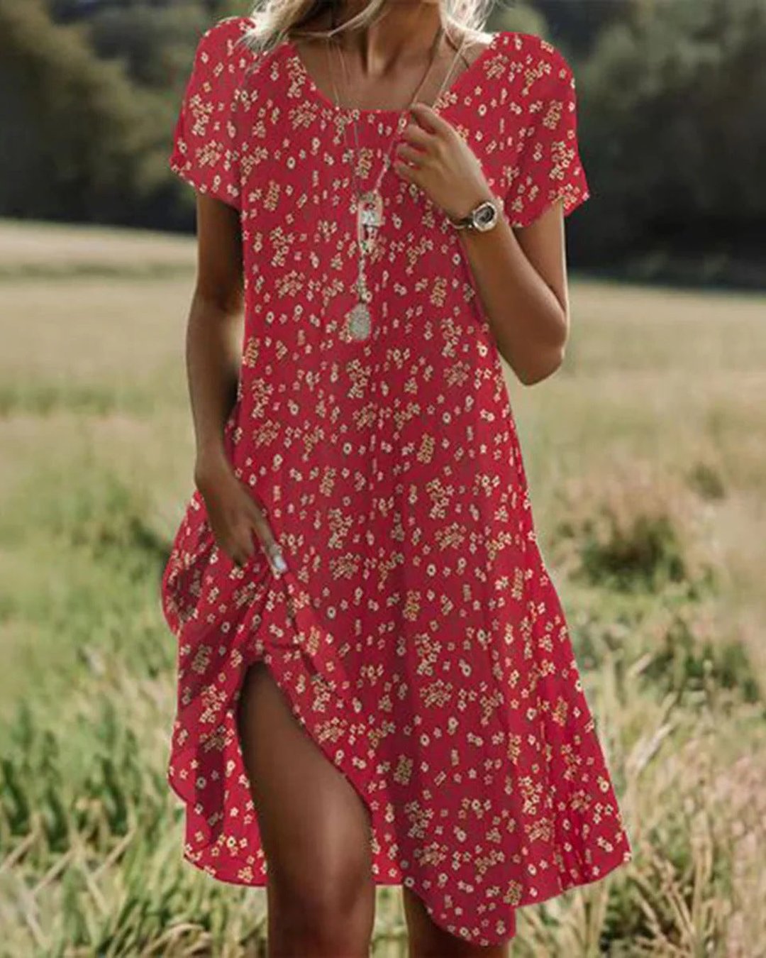 Glenys | Women's Easy Summer Dress in 11 Colours and Prints