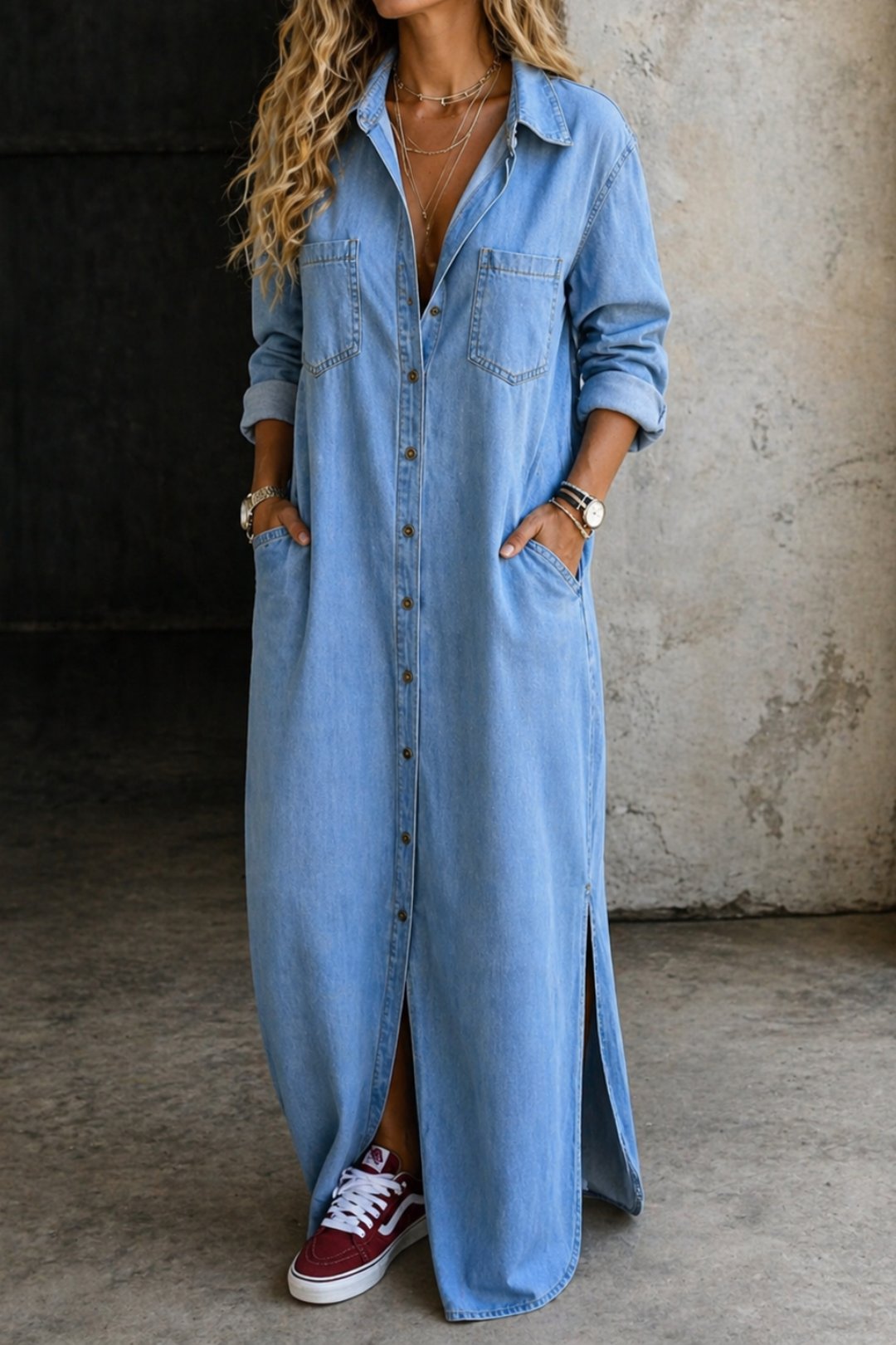 Orlene | Women's Denim Shirt Dress