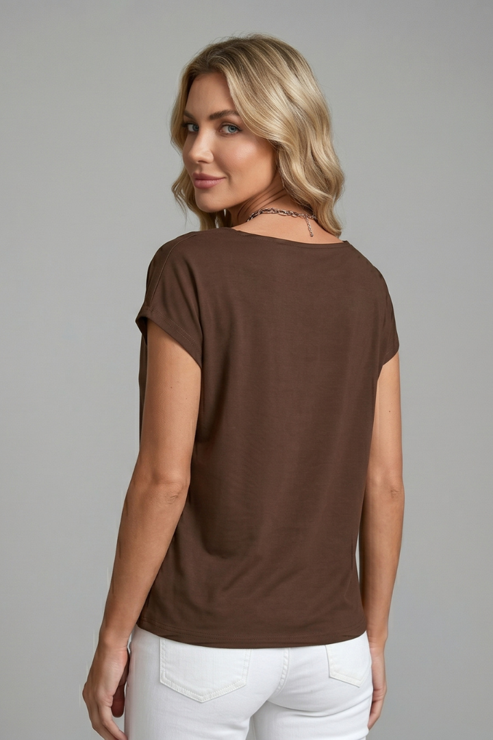 Lucy Harris | Women's Cowl Neck Draped Blouse in 8 Colours