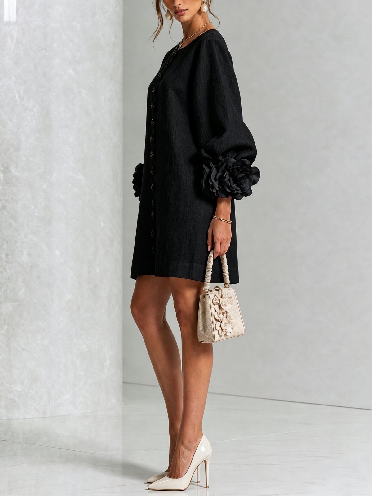 Nolwenn | Women's Shirt Mini Dress in 10 Colours