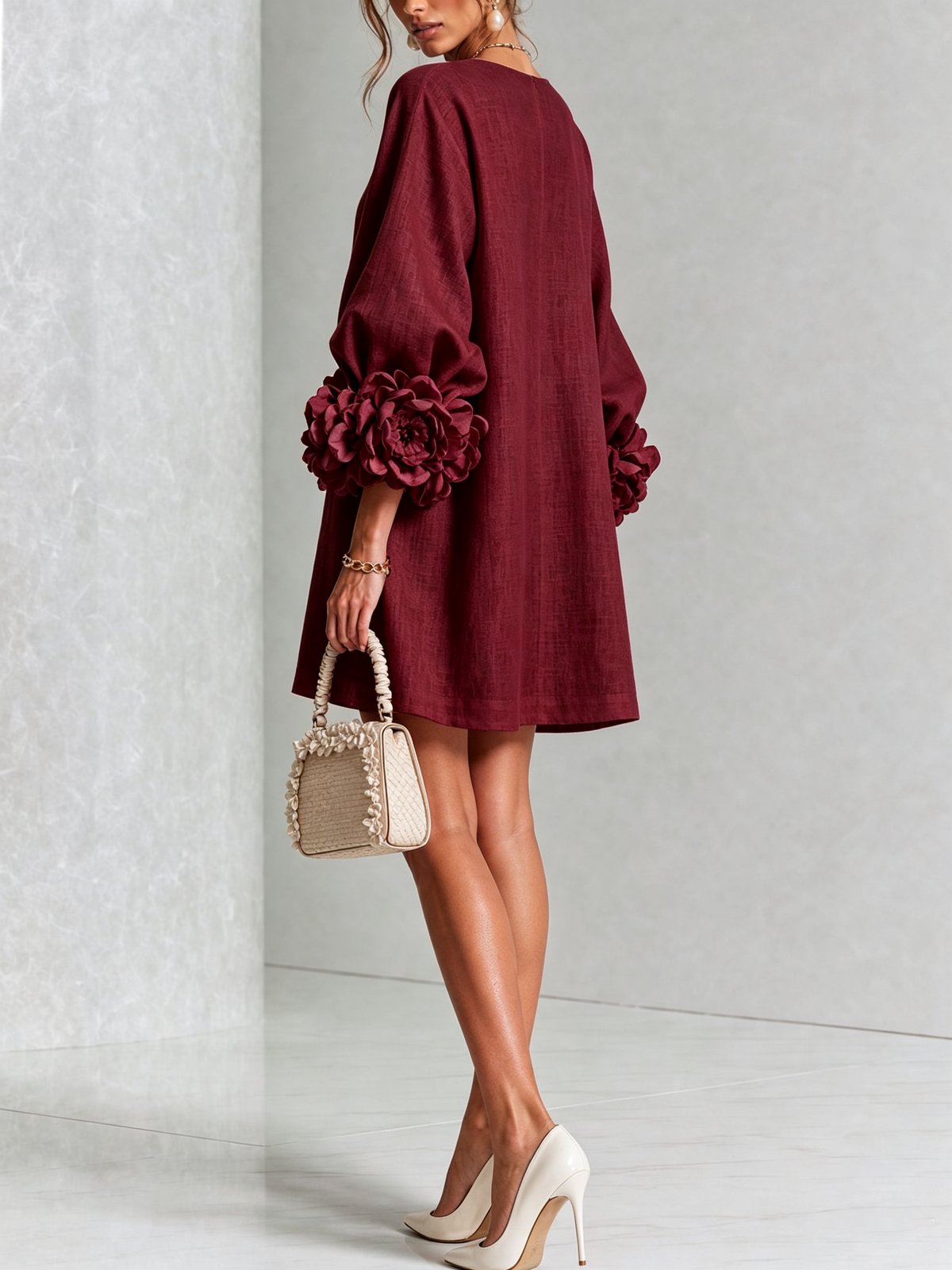 Nolwenn | Women's Shirt Mini Dress in 10 Colours