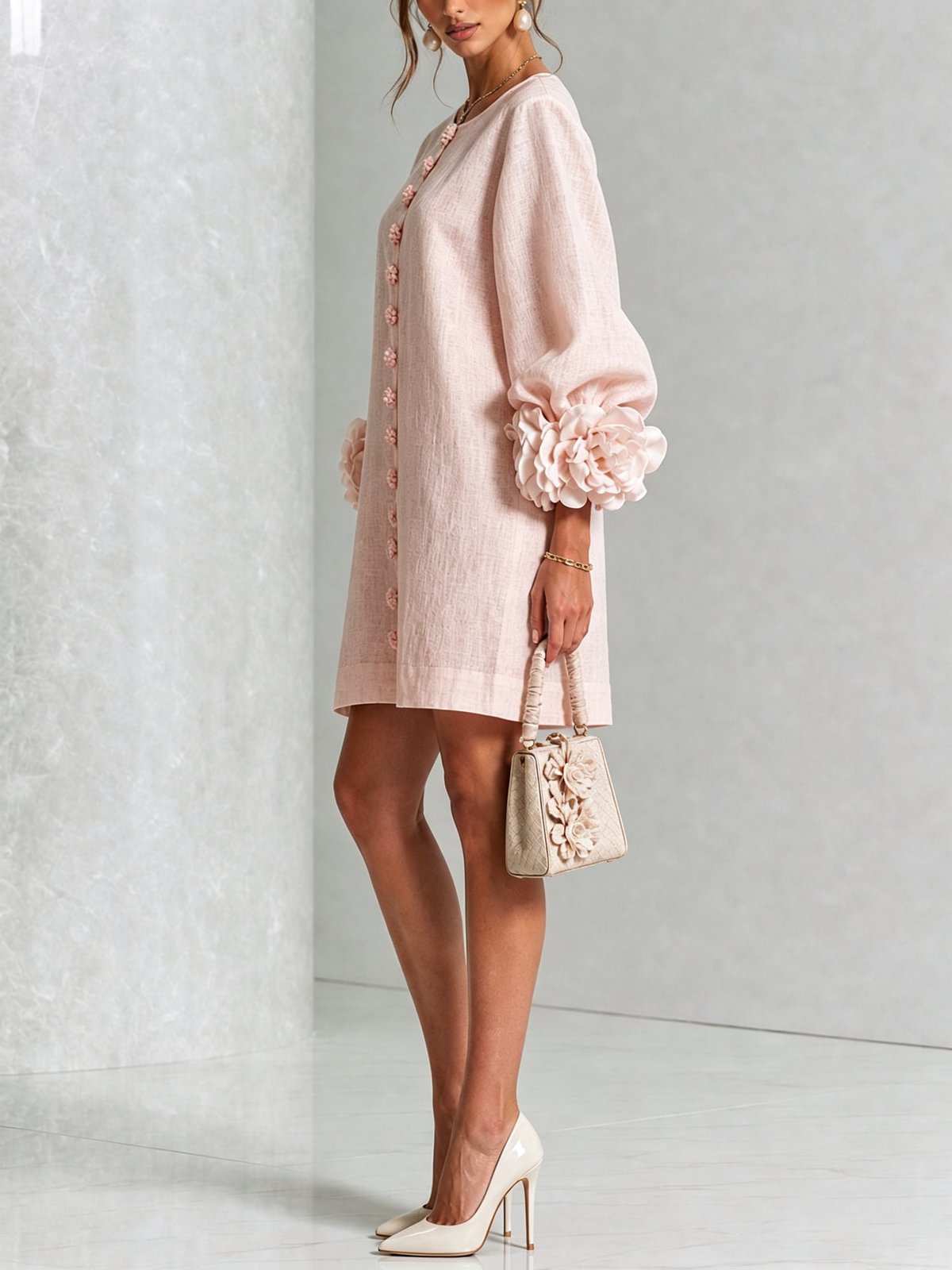 Nolwenn | Women's Shirt Mini Dress in 10 Colours