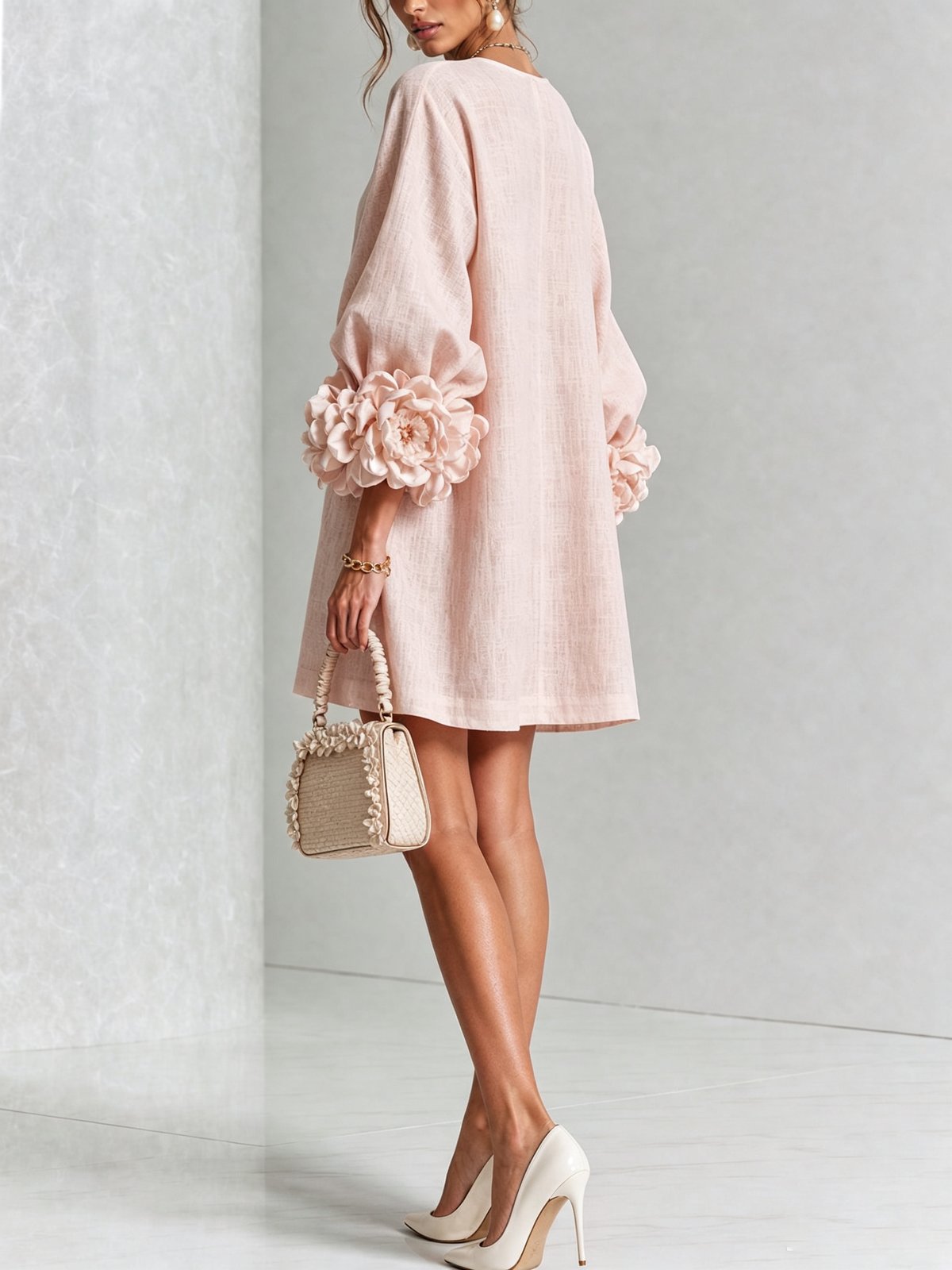 Nolwenn | Women's Shirt Mini Dress in 10 Colours