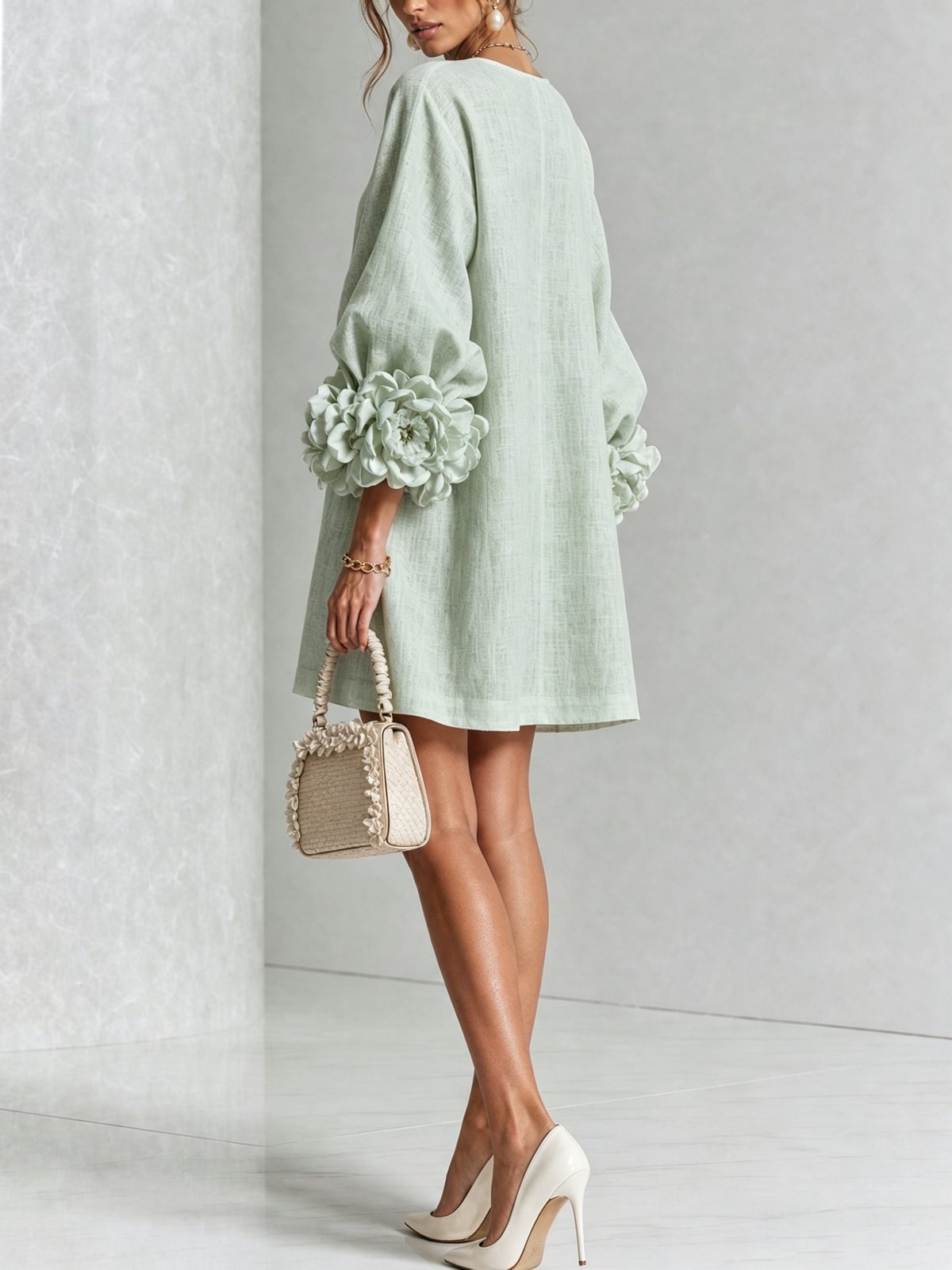 Nolwenn | Women's Shirt Mini Dress in 10 Colours
