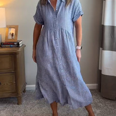 Fay | Women's Striped Dress in 10 Colours