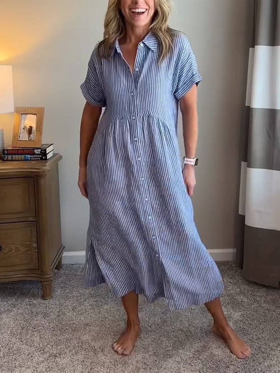 Fay | Women's Striped Dress in 10 Colours