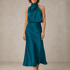 Lura | Women's Halter Evening Dress in 7 Colours