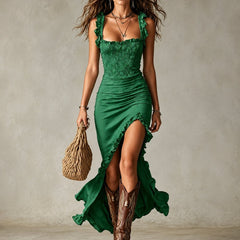Elda | Women's Flowing Midi Dress in 5 Colours