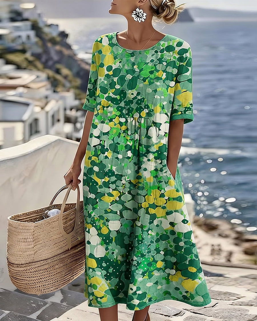 Chandra | Women's Blush Bloom Floral Summer Dress in 6 Colours