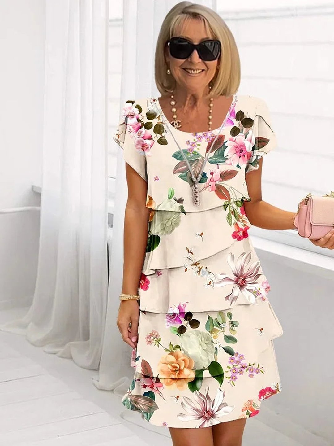 Tallulah | Women's Ruffled Floral Dress