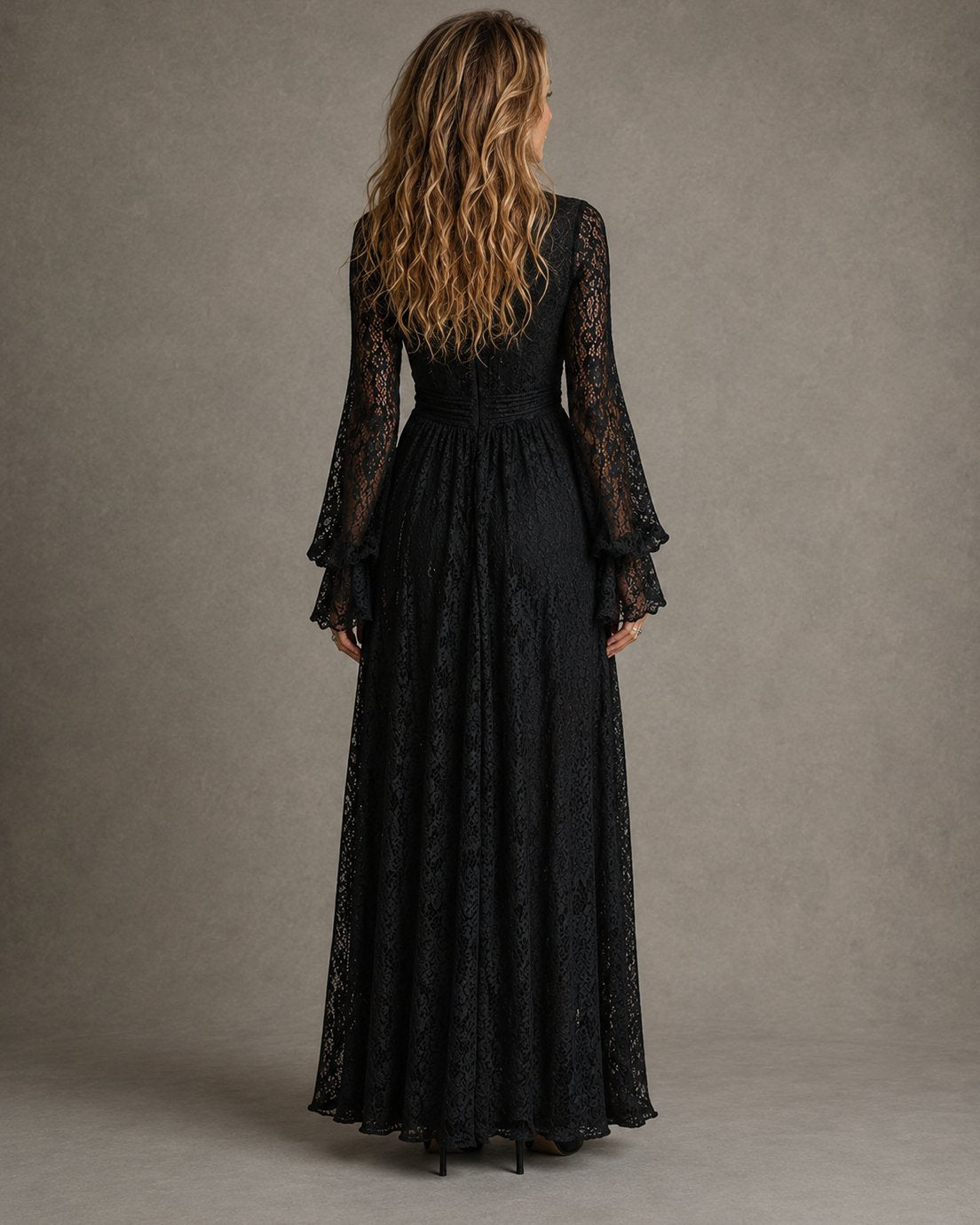 Karrie | Women's Plunge V-Neck Maxi Dress