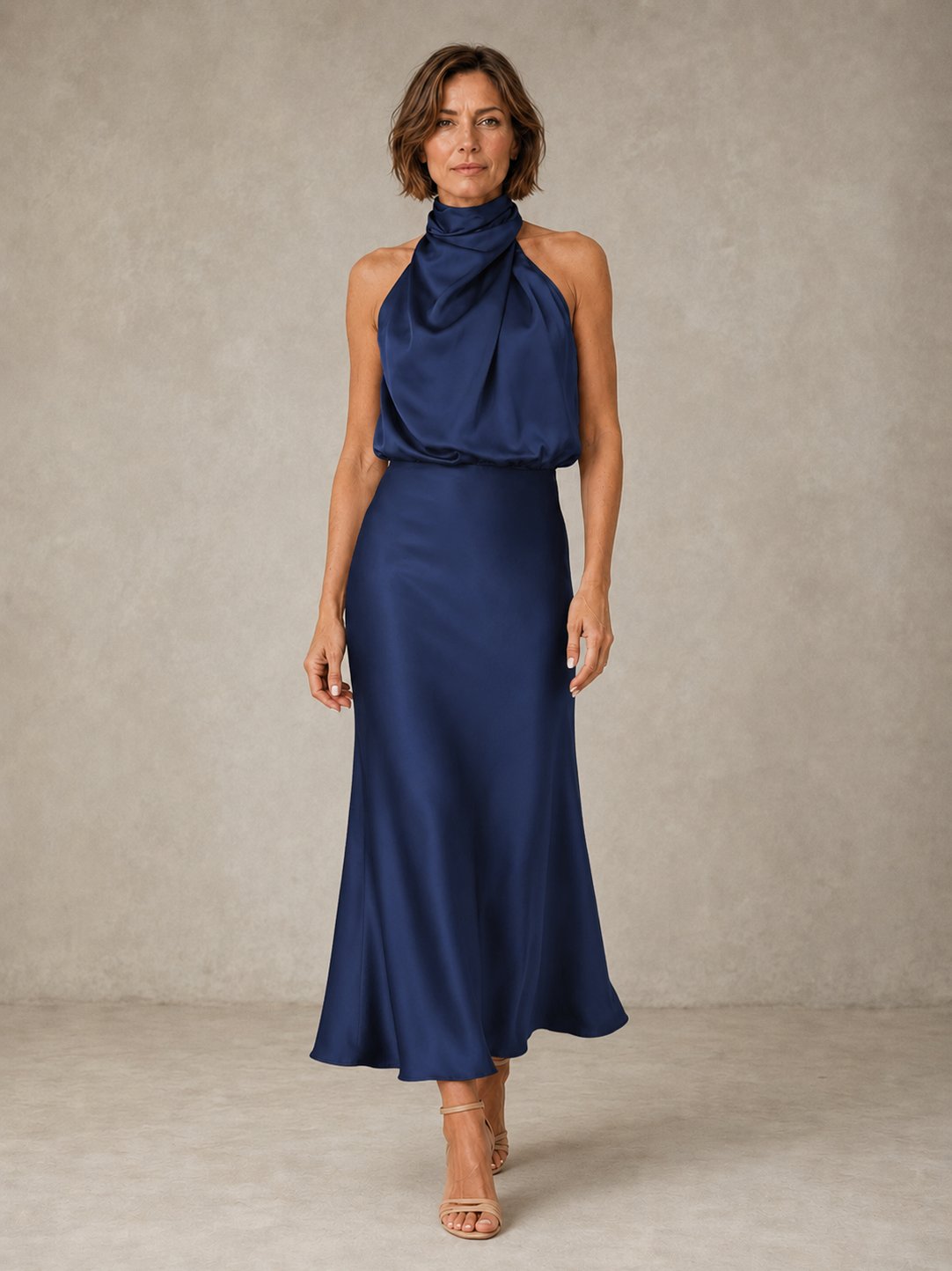Lura | Women's Halter Evening Dress in 7 Colours