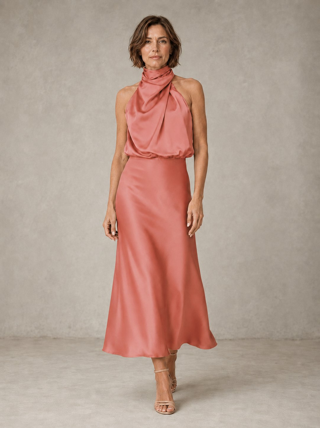 Lura | Women's Halter Evening Dress in 7 Colours