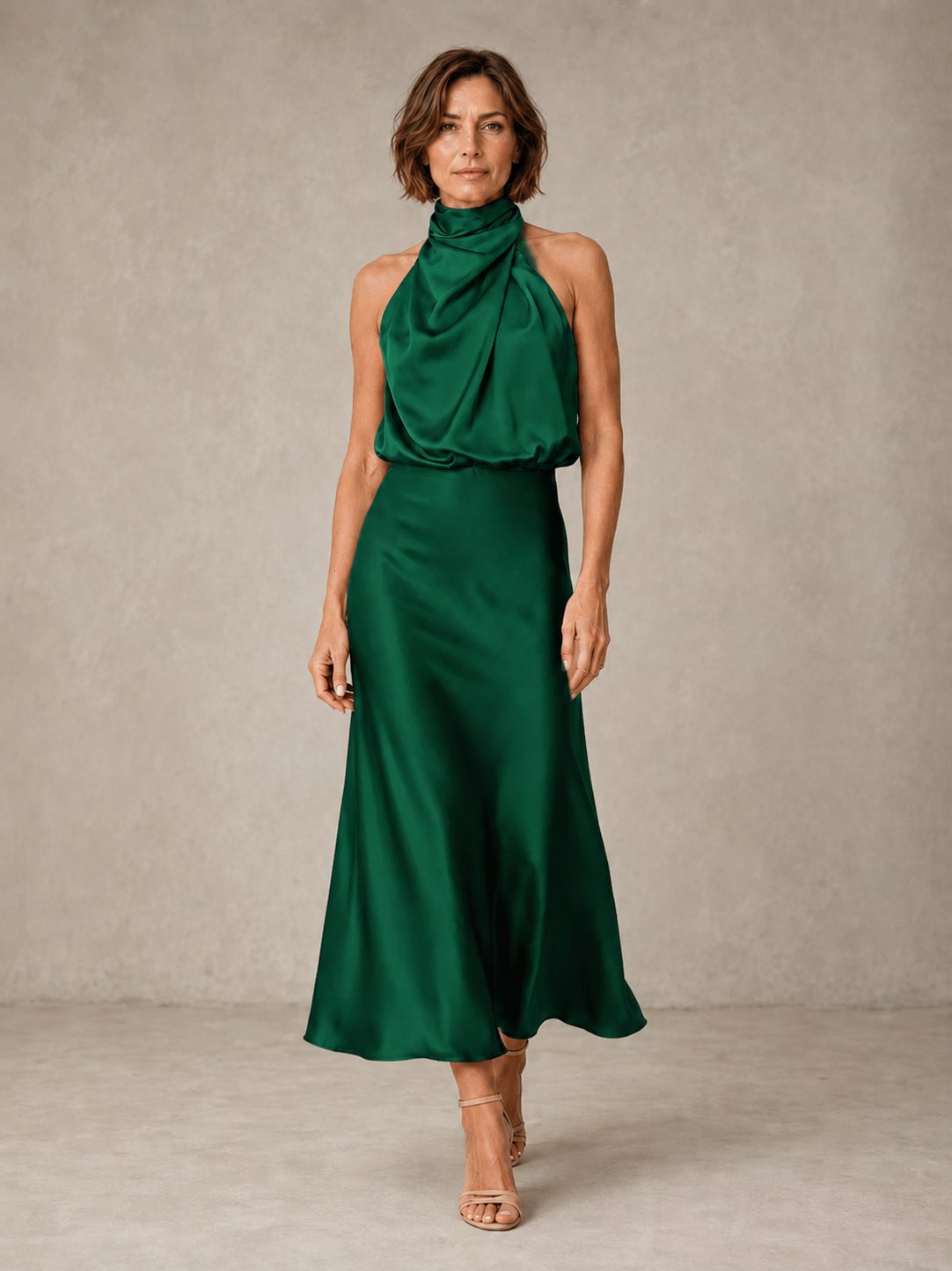 Lura | Women's Halter Evening Dress in 7 Colours