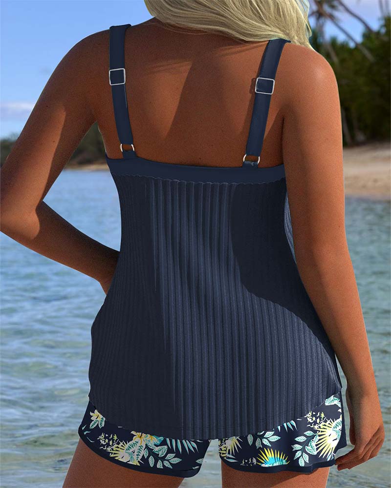 Isaline | Women's Floral Tankini Set