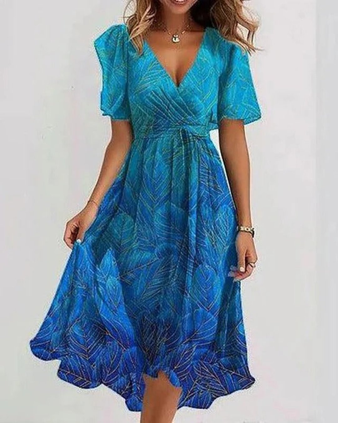 Florencia | Women's Sage Floral Dress in 9 Colourways